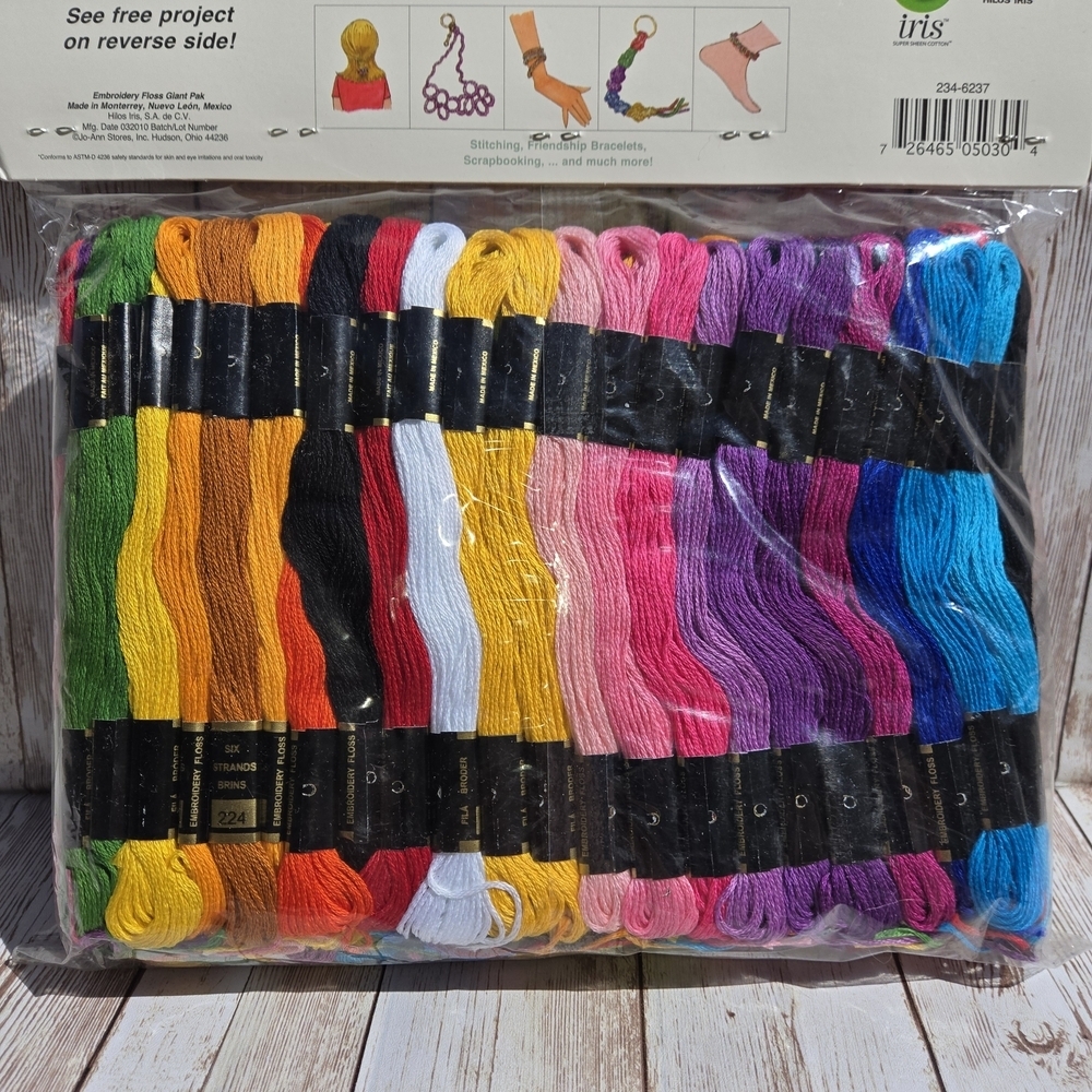 Iris Super Shine Cotton Embroidery Floss 150 Skeins NEW Sealed 8.75 yd Mercerize - Picture 6 of 8